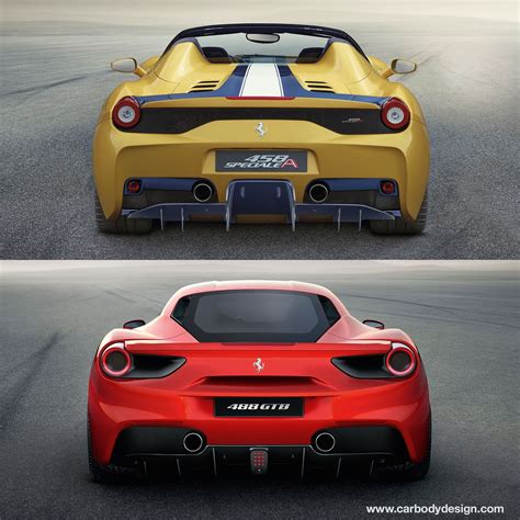 Check spelling or type a new query. Ferrari 458 Speciale A and 488 GTB - Design Comparison - Rear end | Ferrari 458 speciale ...
