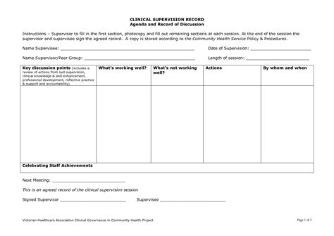 The tools covered in this workbook are based on the principles of evidence based cognitive behavioural therapy. Clinical Supervision Form Template - Invitation Templates | Clinical supervision, Case ...