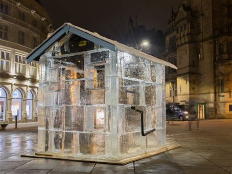 Ice House Built For Yorkshire Water In Sheffield City Centre