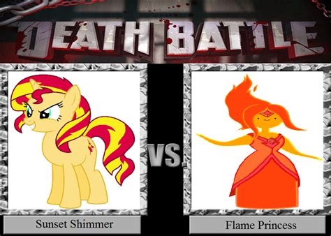 Death Battle Sunset Shimmer Vs Flame Princess By Masonartcarr On Deviantart