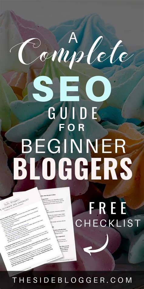 Seo For Beginner Bloggers A Complete Guide Free Seo Checklist Seo For Beginners Seo