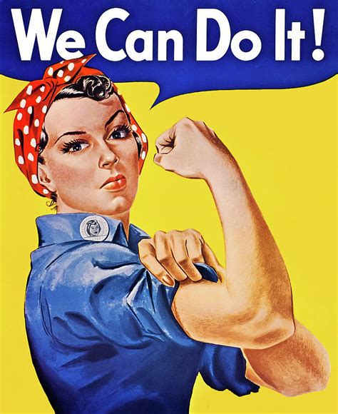 Rosie The Riveter World War Ii Culture Icon Factory Worker Munitions