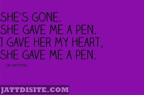 I Gave Her My Heart She Gave Me A Pen