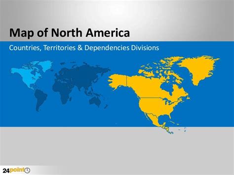 Editable North America Powerpoint Maps Templates North America Map