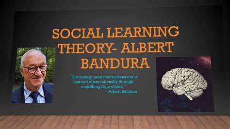 Social Learning Theory Albert Bandura Youtube