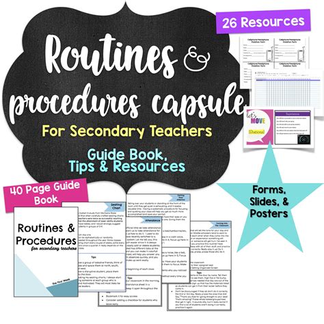 5 Essential Routines And Procedures For Middle School Students