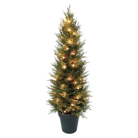 3ft Tall Pre Lit Christmas Tree Indoor Outdoor With