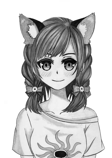 Daily Posts View 37 Cute Anime Wolf Girl Drawing