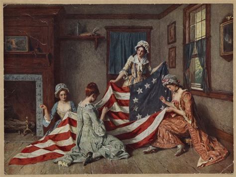 Sewing The American Flag Nypl Digital Collections
