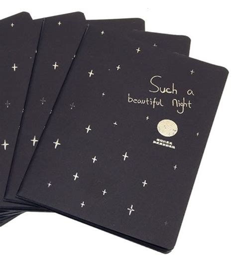 Small Black Paper Journal Blank Pages