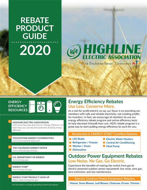 Highline Electric Rebates
