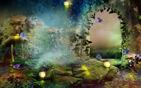 70 Enchanted Forest Background Wallpapersafari