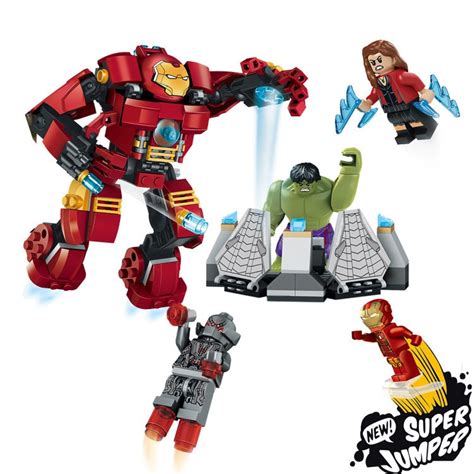 Legoing Ultron Hulk Buster Marvel Avengers War Machine Legoing 76031