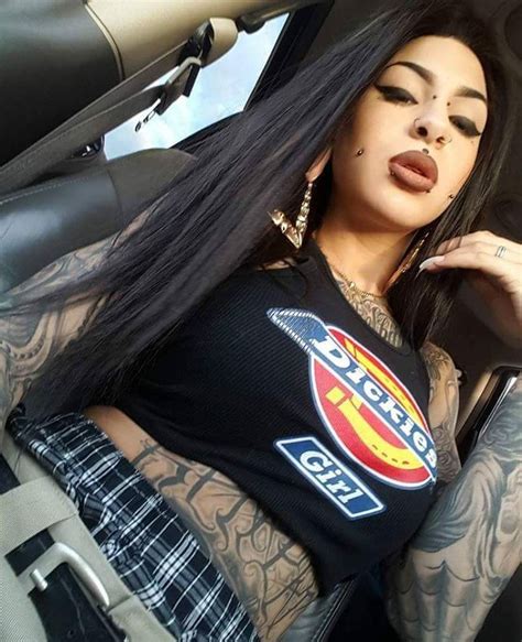 ¤ missnats92 ¤ style cholo chola style gangster girl real gangster inked girls chica chola