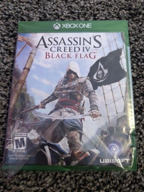 Assassins Creed 4 Black Flag Xbox 360 Case Broken Disc New Tv1