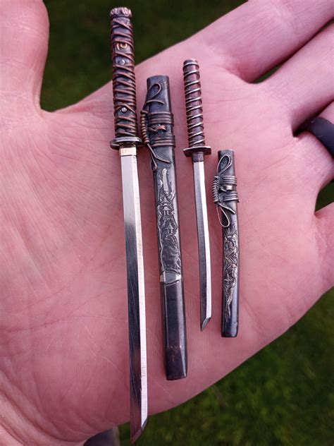 A Photo Of Mini Katana Swords That I Made Rpics