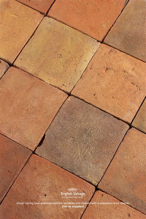 Antique Handmade Quarry Tiles (20cm)