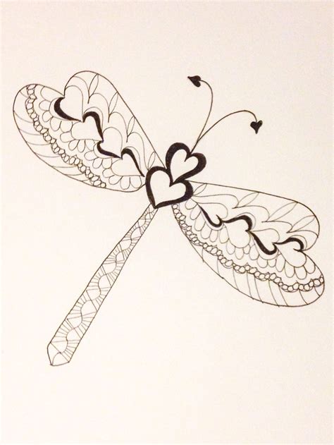 Dragonfly Drawing Extreme Doodling with Stacey | Dragonfly drawing, Sword drawing, Custom drawing