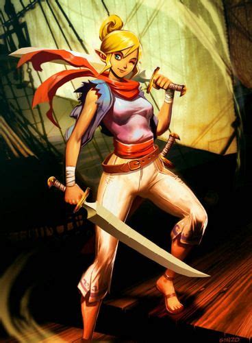 Wind Waker Fan Art Tetra Legend Of Zelda Wind Waker Zelda Art