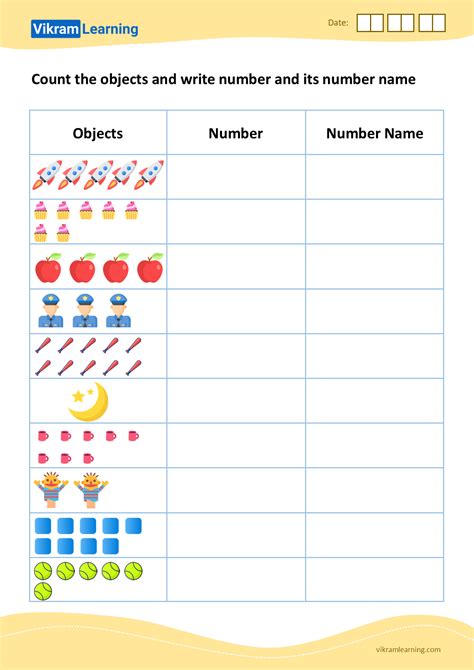 Download Number Names From 1 To 10 Worksheets For Free