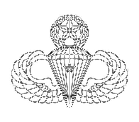 Us Army Master Parachutist Badge With 1 Combat Jump Star Etsy