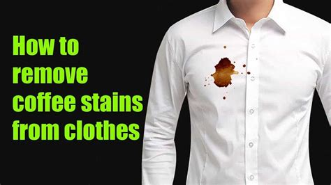 Step 2 squeeze the vinegar solution on the stain and rub the solution into the stain with your fingers. How to Remove Old Coffee Stains from Clothing [in 7 Easy ...