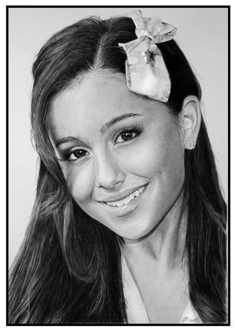 Ariana Grande Cool Pencil Drawings Portrait Realistic Pencil Drawings