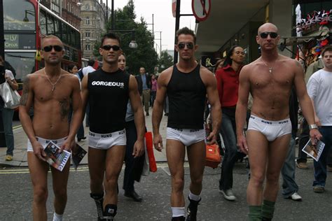 Hung Fashion Models Show Off Their Underwear On The Streets Of London The Hung Lads Toured