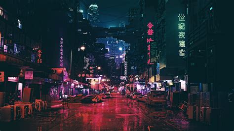 Cyberpunk Anime City Wallpapers Top Free Cyberpunk Anime City