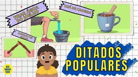 DITADOS POPULARES AULA COMPLETA DITOS PROVÉRBIOS FOLCLORE