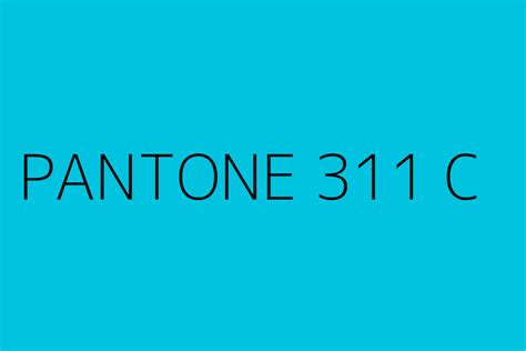 Pantone 311 C Color Hex Code