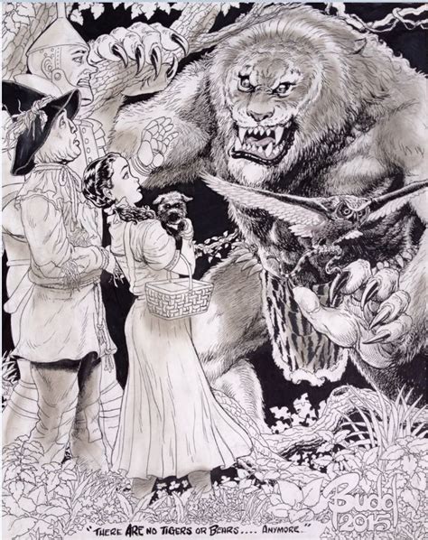 Wizard Of Oz By Budd Root In Morticia Addamss Some Of My Collection Comic Art Gallery Room