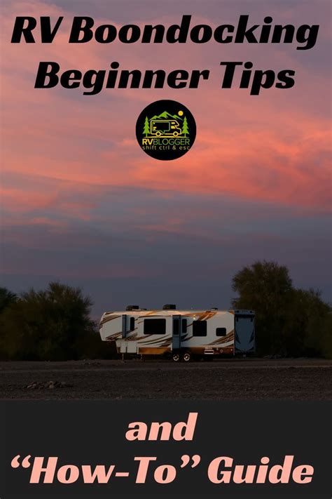 Boondocking with your rv can be a great way to save money and to explore more remote areas of in this post, we'll go over these issues and give practical tips that you can use to go boondocking in. RV Boondocking Beginner Tips and "How-To" Guide | Camping for beginners, Go camping, Private ...