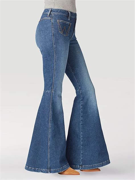Wrangler Wrangler Womens Retro High Rise Flare Jeans 28x34 Ph