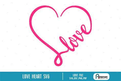 295 Love Svg With Heart Free Svg Cut Files Download