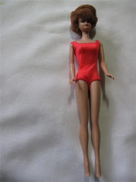 Vintage Barbie Midge Bubble Cut S Mattel Titian Red Swimsuit Auburn Hair Picclick