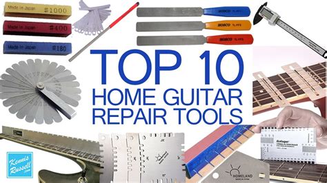 Top Ten Tools For The At Home Diy Guitar Luthier Youtube