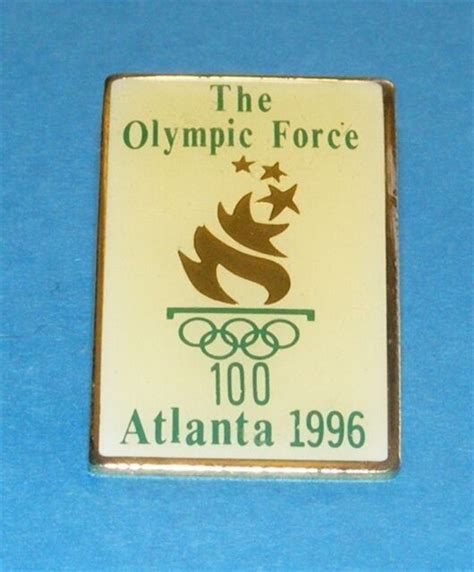 Atlanta 1996 Olympic Collectible Logo Pin The Olympic Force With