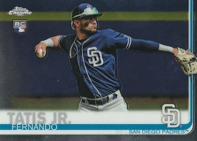This is tatis's best pre rookie card (non auto). Base Singles 2019 Topps Finest Baseball #85 Fernando Tatis Jr Rookie Card Sports & Outdoors