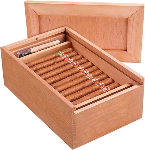 Humidors Cigar Natural Cedar Log Cuban Cigar Box Storage Box