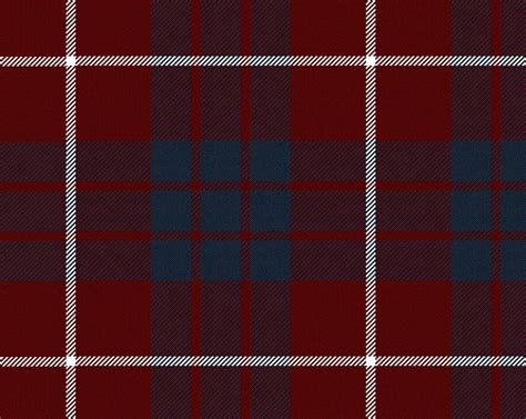 Hamilton Red Modern Tartan 11oz Cloth Scottish Shop Macleods
