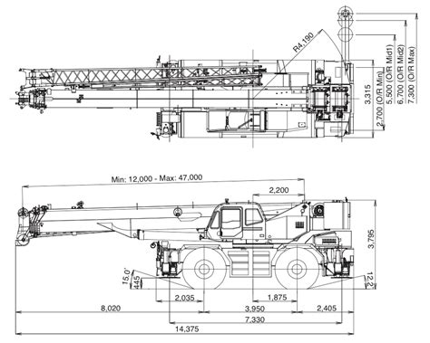 Tadano 100 Ton Crane Load Chart