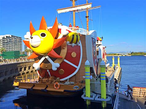 Boarding One Pieces Thousand Sunny Pirate Ship In Gamagori Japan