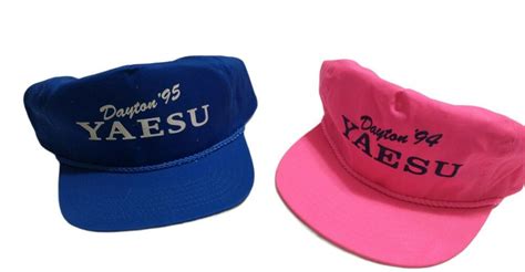 Yaesu Ham Radio Cap Lot Hat Adjustable Snapback 1995 1994 Dayton