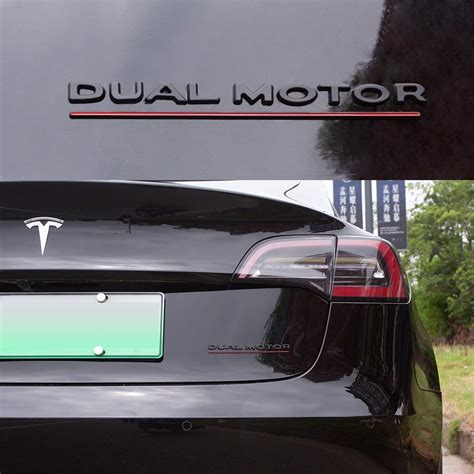 Tesla Dual Motor Badges Model Y Hausengel Hausservicech