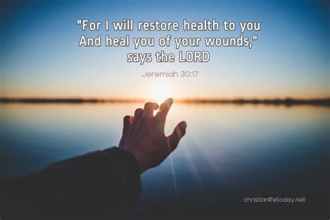 Bible Verses For Healing Declarations Christian Life Today