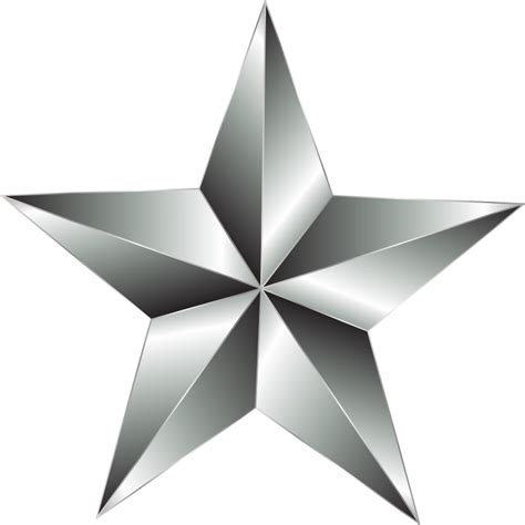Download Medium Image Silver Star Png Png Image With No Background