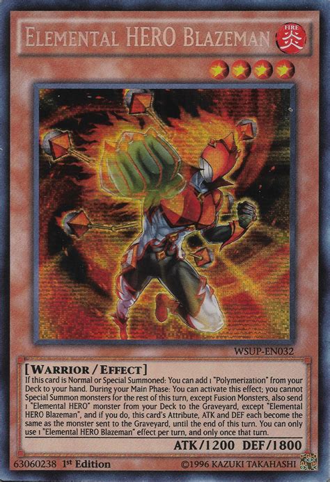 Made by a yugioh judge. Yu-Gi-Oh! Card Review: Elemental HERO Blazeman - Awesome ...