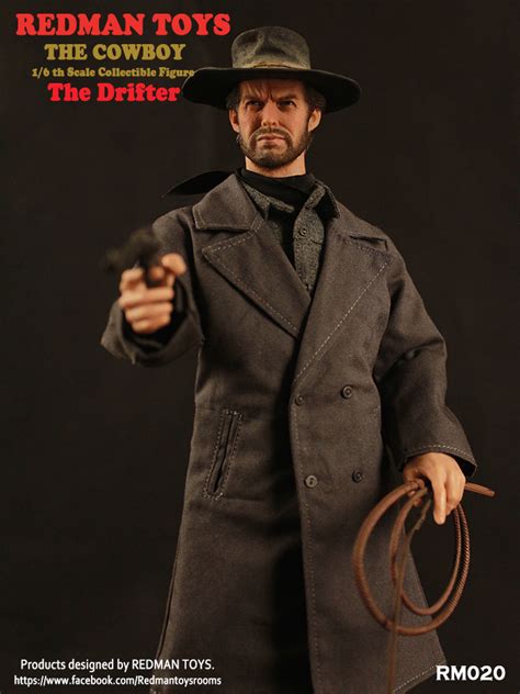 Rm020 Redman Clint Eastwood The Drifter Cowboy 16 Scale Collectible