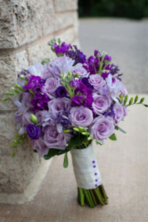 100 Stunning Bouquet Bridal Ideas With Purple Colors Purple Wedding